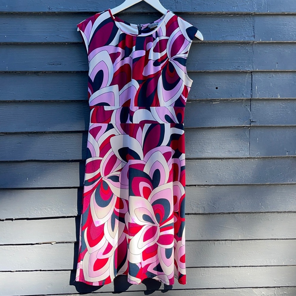 Ann Taylor Factory Printed Dress w/ Spandex